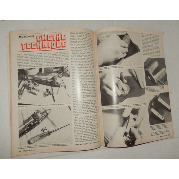 8 Vintage 1976-1986 Model Aviation Magazines Academy Of Model Aeronautics - Picture 6 of 10